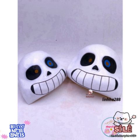 Mặt Nạ Omnipotent Sans - Hóa Thân Thành Pháp Sư Huyền Bí, Mặt Nạ Cao Su Cao Cấp Dành Cho Cosplay và Tiệc Tùng