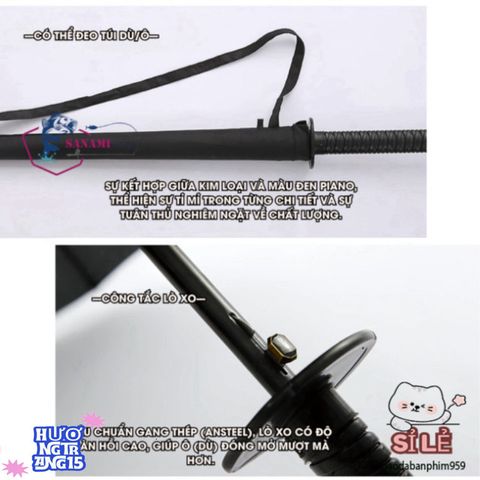 Ô Dù Kiếm Nhật Katana - Dù Chống Mưa Sang Trọng, Thiết Kế Samurai Độc Đáo, Phụ Kiện Thời Trang Cao Cấp Cho Mọi Dịp