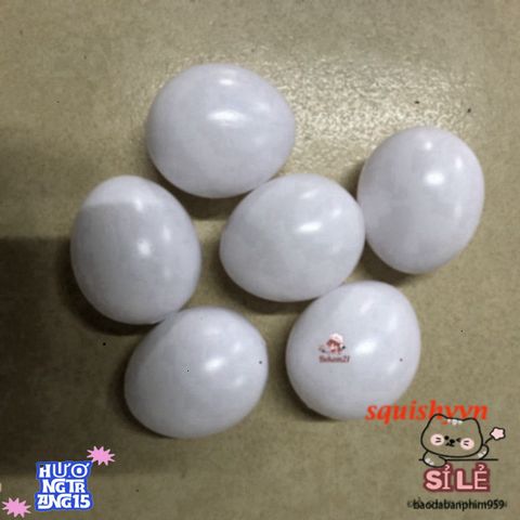 Bộ 10 Quả Trứng Nhựa Trắng - Mô Hình Chuồng Ấp Thích Hợp Cho Hoạt Động Giáo Dục và Nghệ Thuật Sáng Tạo