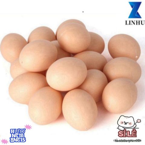 Bộ 10 Trứng Giả Sáng Tạo LINHU - Đồ Chơi Giáo Dục An Toàn Cho Trẻ Em - Phụ Kiện Trang Trí Tiệc Phục Sinh Hình Gà