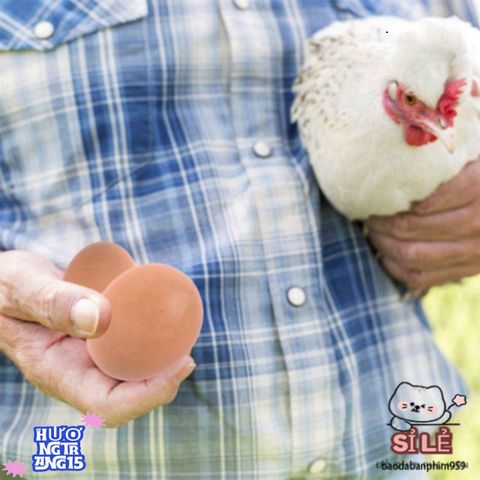 Bộ 10 Trứng Giả Sáng Tạo LINHU - Đồ Chơi Giáo Dục An Toàn Cho Trẻ Em - Phụ Kiện Trang Trí Tiệc Phục Sinh Hình Gà