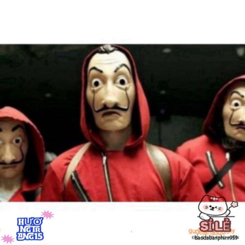 Mặt Nạ Hóa Trang Salvador Dali - La Casa De Papel - Phi Vụ Triệu Đô, Phụ Kiện Hóa Trang An Toàn Cho Tiệc, Halloween, Lễ Hội