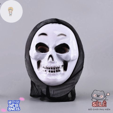 Mặt Nạ Thần Chết Halloween Độc Đáo - Mặt Nạ Ma Quái Kinh Dị Cho Tiệc Tùng và Sự Kiện Hóa Trang