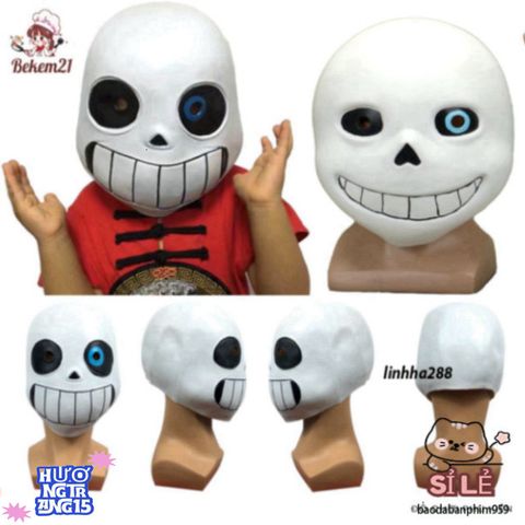 Mặt Nạ Hóa Trang Sans - Mặt Nạ Hero Papyrus Game Legend Of The Sans - Phụ Kiện Cosplay Độc Đáo Cho Fan Và Tiệc Halloween