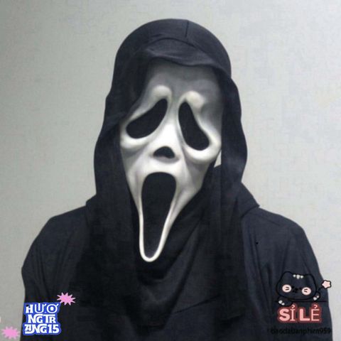 Mặt nạ Ghostface Halloween - Phụ kiện hóa trang độc đáo, nghệ thuật cho lễ hội và tiệc tùng thú vị.
