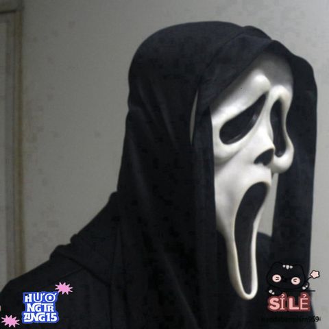Mặt nạ Ghostface Halloween - Phụ kiện hóa trang độc đáo, nghệ thuật cho lễ hội và tiệc tùng thú vị.
