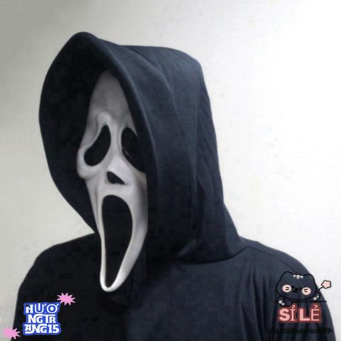 Mặt nạ Ghostface Halloween - Phụ kiện hóa trang độc đáo, nghệ thuật cho lễ hội và tiệc tùng thú vị.