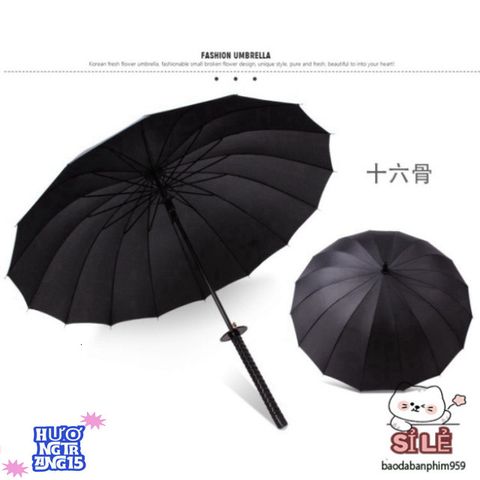 Ô Dù KATANA Kiếm Nhật 16-24 Nan - Chống Mưa, Thiết Kế Độc Đáo, Bền Bỉ và Thời Trang - Phụ Kiện Mỗi Ngày cho Người Yêu Thích Phong Cách Nhật Bản