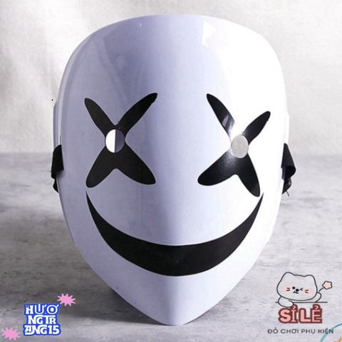 Mặt Nạ Hóa Trang Hiruko Đen Trắng - Phụ Kiện Cosplay Anime Độc Đáo Từ Bullet Đen - Thể Hiện Phong Cách Cá Nhân
