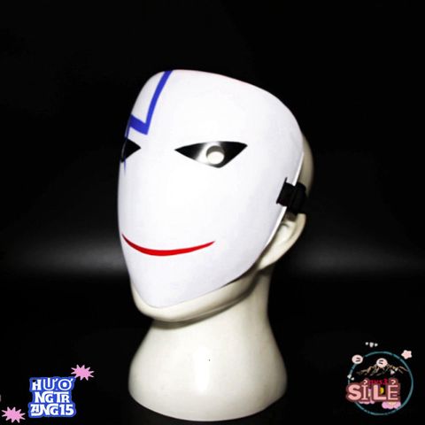 Mặt Nạ Hóa Trang Hiruko Đen Trắng - Phụ Kiện Cosplay Anime Độc Đáo Từ Bullet Đen - Thể Hiện Phong Cách Cá Nhân