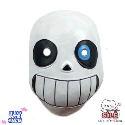 Mặt Nạ Đầu Mắt Xanh Sans - Phụ Kiện Hóa Trang Undertale Độc Đáo Cho Fans Game & Sự Kiện Như Halloween, Cosplay