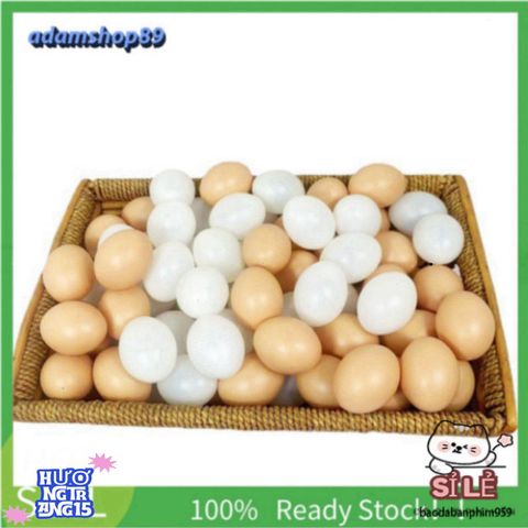 Trứng Gà Nhựa Giả 99% - Đồ Trang Trí Nội Thất Siêu Thực Tế, Thiết Kế Độc Đáo Cho Không Gian Sáng Tạo