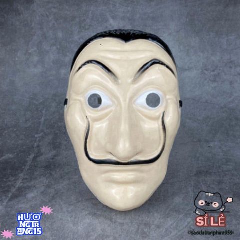 Mặt Nạ Dali Cosplay Halloween - Phụ Kiện La Casa de Papel Độc Đáo, Quà Tặng Hóa Trang Cho Fan Điện Ảnh