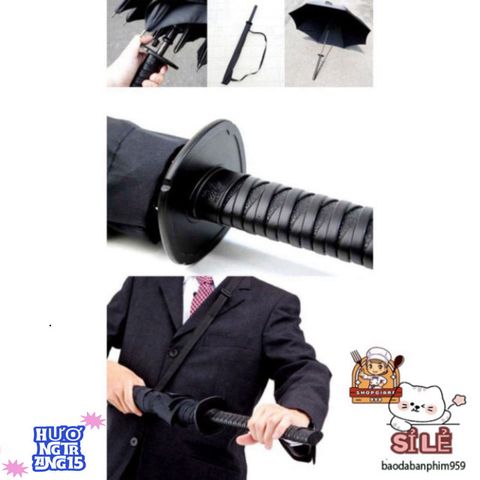 Ô Dù Samurai KATANA - Phụ Kiện Thời Trang Chống Nắng, Che Mưa Chất Lượng Cao, Thiết Kế Độc Đáo Như Thanh Kiếm Nhật Bản