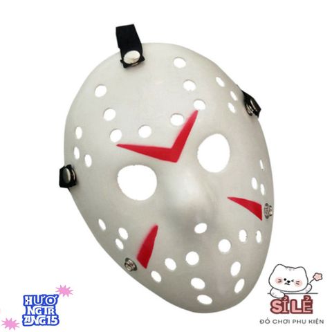 Mặt nạ Jason Halloween - Mặt nạ khúc côn cầu ma quái độc đáo cho tiệc hóa trang và sự kiện Halloween, quà tặng người lớn.