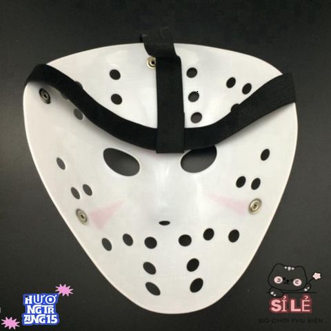 Mặt nạ Jason Halloween - Mặt nạ khúc côn cầu ma quái độc đáo cho tiệc hóa trang và sự kiện Halloween, quà tặng người lớn.