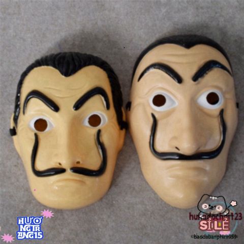Mặt nạ Queen Salvador Dali - Biểu tượng Money Heist cho Halloween và tiệc hóa trang - Phụ kiện độc đáo cho người yêu phim
