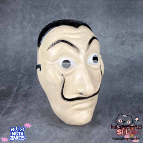 Mặt nạ Queen Salvador Dali - Biểu tượng Money Heist cho Halloween và tiệc hóa trang - Phụ kiện độc đáo cho người yêu phim