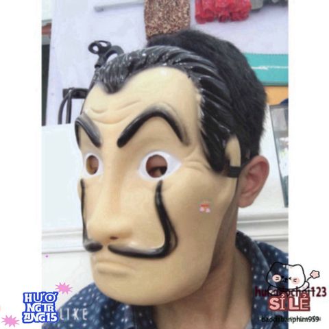 Mặt nạ Queen Salvador Dali - Biểu tượng Money Heist cho Halloween và tiệc hóa trang - Phụ kiện độc đáo cho người yêu phim