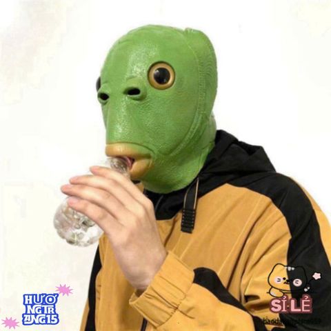 Mặt Nạ Ếch Xanh Silicone - Phụ Kiện Cosplay Vui Nhộn Cho Mọi Lứa Tuổi - Độc Đáo Và Bắt Mắt