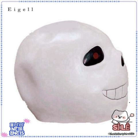 Mặt Nạ Cao Su Undertale Sans - Phụ Kiện Hóa Trang Halloween Độc Đáo, Dành Cho Game Thủ và Tín Đồ Mỹ Thuật