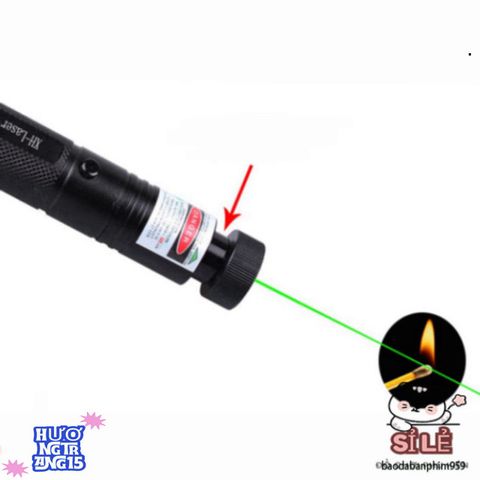 Bút Laser 303 Màu Xanh Lá Cây 532nm - Công Cụ Chiếu Sáng Chất Lượng Cao, Phạm Vi 8000m, Độ Sáng Tối Đa 350 Lumens