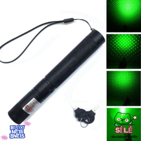 Bút Laser 303 Màu Xanh Lá Cây 532nm - Công Cụ Chiếu Sáng Chất Lượng Cao, Phạm Vi 8000m, Độ Sáng Tối Đa 350 Lumens