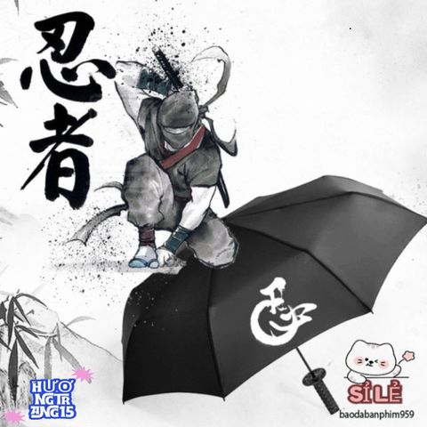 Ô Dù Katana Nhật Bản - Bền Bỉ 8 Nan, Chống Nắng Mưa, Phụ Kiện Thời Trang Độc Đáo, Quà Tặng Ý Nghĩa Cho Dịp Lễ