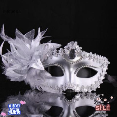 Mặt Nạ Ren Hoa Nửa Mặt Gợi Cảm Kim Cương Giả Dành Cho Nữ - Phụ Kiện Cosplay Sang Trọng cho Bữa Tiệc và Sự Kiện Chuyên Nghiệp