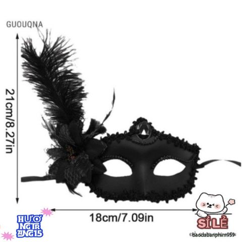 Mặt Nạ Ren Hoa Nửa Mặt Gợi Cảm Kim Cương Giả Dành Cho Nữ - Phụ Kiện Cosplay Sang Trọng cho Bữa Tiệc và Sự Kiện Chuyên Nghiệp
