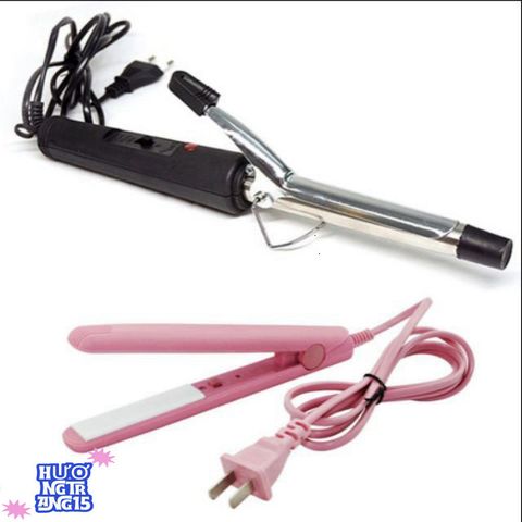 Máy Là Tóc Mini Đa Năng - Làm Thẳng & Uốn Sóng Nhiều Kiểu Dáng, Bảo Hành 3 Tháng, Thiết Kế Gọn Nhẹ, Nhiệt Độ Lên Tới 200°C