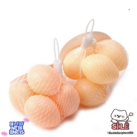 Bộ 5 Trứng Gà Giả Nhựa An Toàn - Trang Trí Độc Đáo cho Chăn Nuôi và Sáng Tạo Nghệ Thuật Màu Cam Rực Rỡ