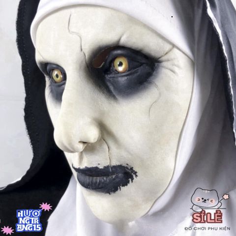 Mặt Nạ Ma Sơ Ấn Độ Trùm Đầu - Đạo Cụ Halloween & Trung Thu Hoàn Hảo Cho TikTok, Video Hóa Trang & Tiệc Tùng