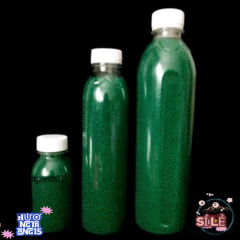 Bộ Hạt Nở Đầy Màu Sắc Trong Suốt Xanh Lục - Chai 100gr/200gr/500gr, An Toàn, Giải Trí Cho Trẻ Em, Đồ Chơi Sáng Tạo