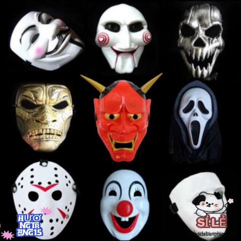 Mặt Nạ Halloween Vendetta - Phù Thủy, Chú Hề Đầu Lâu, Độc Đáo Cho Tiệc Hóa Trang, Phong Cách Bí Ẩn, Thời Trang Cá Tính