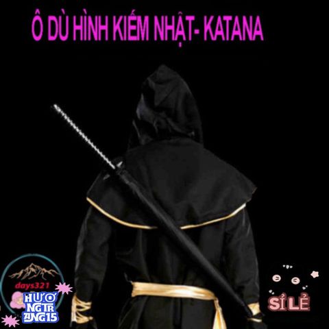 Ô Dù Che Mưa Katana Nhật Bản - Thiết Kế Kiếm Samurai Độc Đáo, 16/24 Nan, Chất Liệu Cao Cấp, Bảo Vệ Đáng Tin Cậy