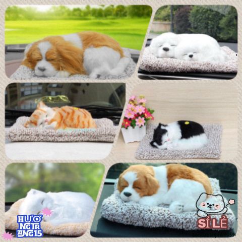 Giá Đỡ Thú Cưng Hình Chó Mèo Than Hoạt Tính - Trang Trí Không Gian Sống, Khử Mùi Ô Tô, Quà Tặng Dễ Thương cho Trẻ Em