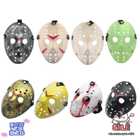Mặt Nạ Jason Voorhees Halloween - Phụ Kiện Cosplay Độc Đáo Cho Trang Phục Khúc Côn Cầu, Đám Cưới Hay Tiệc Tùng