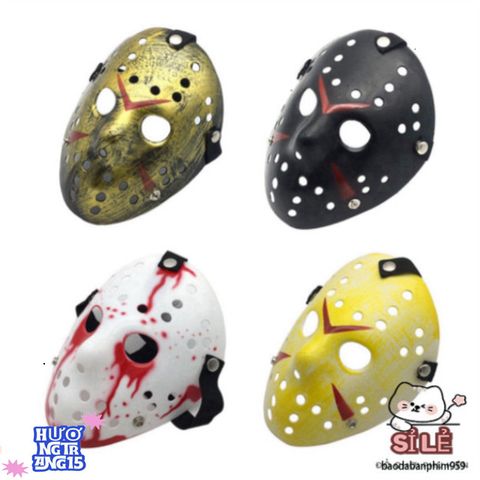Mặt Nạ Jason Voorhees Halloween - Phụ Kiện Cosplay Độc Đáo Cho Trang Phục Khúc Côn Cầu, Đám Cưới Hay Tiệc Tùng