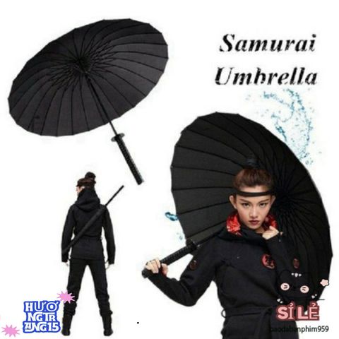 Dù Katana Samurai Nhật Bản - Ô Dù Chống Mưa Cao Cấp 105cm Thiết Kế Thanh Kiếm Thời Trang cho Cặp Đôi và Người Yêu Thích Fandom