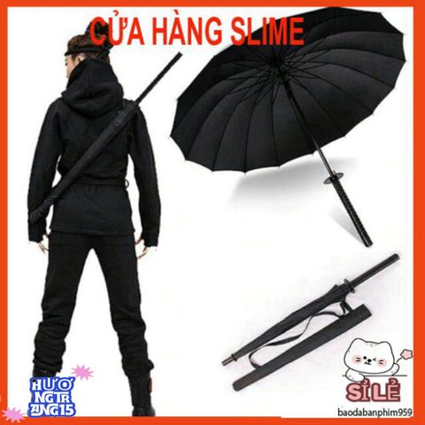 Ô Dù Che Mưa Katana Cán Kiếm Nhật 16 Nan Bền Bỉ - Phụ Kiện Thời Trang Độc Đáo, Thể Hiện Phong Cách Cá Nhân