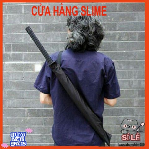 Ô Dù Che Mưa Katana Cán Kiếm Nhật 16 Nan Bền Bỉ - Phụ Kiện Thời Trang Độc Đáo, Thể Hiện Phong Cách Cá Nhân