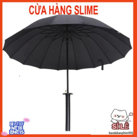 Ô Dù Che Mưa Katana Cán Kiếm Nhật 16 Nan Bền Bỉ - Phụ Kiện Thời Trang Độc Đáo, Thể Hiện Phong Cách Cá Nhân