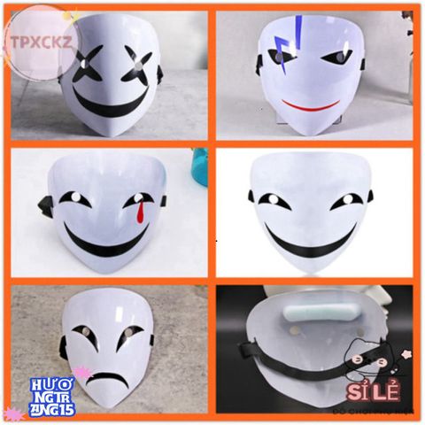 Mặt Nạ V for Vendetta - Phụ Kiện Halloween Cosplay Độc Đáo, Trang Trí Tiệc Hóa Trang Cho Người Lớn