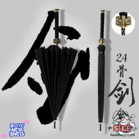 Ô Dù KATANA Cán Kiếm Nhật Bản Cao Cấp - Ô Che Mưa Chống Gió Độc Đáo, Quà Tặng Tuyệt Vời Cho Fan Anime