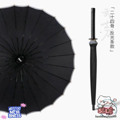 Ô Dù KATANA Cán Kiếm Nhật Bản Cao Cấp - Ô Che Mưa Chống Gió Độc Đáo, Quà Tặng Tuyệt Vời Cho Fan Anime