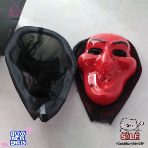 Mặt Nạ Quái Vật Nửa Mặt Kinh Dị Halloween - Phụ Kiện Hóa Trang Độc Đáo Cho Tiệc Hóa Trang & Lễ Hội