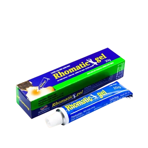Gel Rhomatic Hadiphar 100% Chính Hãng - Hỗ Trợ Giảm Đau Lưng, Xương Khớp, Mỏi Cơ, Phù Hợp Với Người Lớn Tuổi và Vận Động Nặng