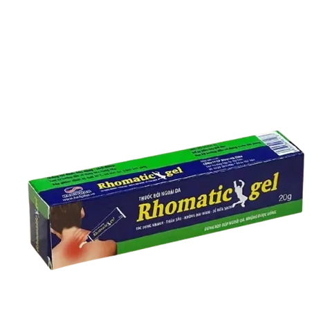 Gel Rhomatic Hadiphar 100% Chính Hãng - Hỗ Trợ Giảm Đau Lưng, Xương Khớp, Mỏi Cơ, Phù Hợp Với Người Lớn Tuổi và Vận Động Nặng