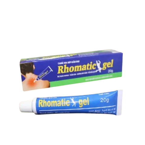 Gel Rhomatic Hadiphar 100% Chính Hãng - Hỗ Trợ Giảm Đau Lưng, Xương Khớp, Mỏi Cơ, Phù Hợp Với Người Lớn Tuổi và Vận Động Nặng